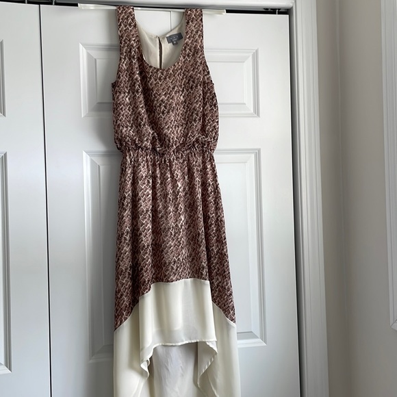 Snake print high-low dress - Picture 1 of 6